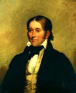 DAVID CROCKETT (1786 - 1836) , CROCKETT.Davy voit le jour le 17 aout 1786, En 1827, il devient député au Congrès de Washington. Vêtu de son habit de trappeur, de son célèbre bonnet à queue, le député-Crockett fait sensation,Il représenta le Tennessee au Congrès des États-Unis pendant trois mandats en 1827, 1829 et 1833.