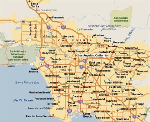 carte Los Angeles