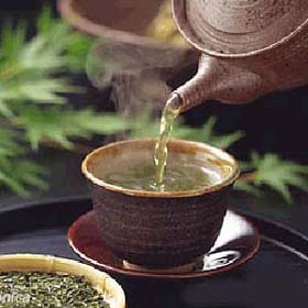 Thé vert de Chine, Asie. 